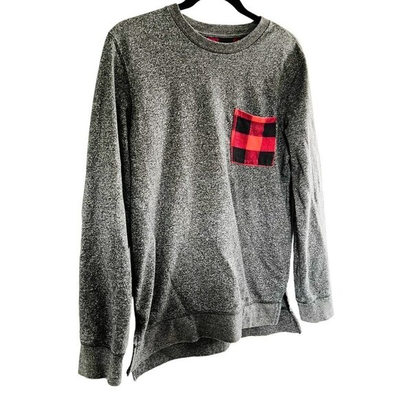 PLAID Warm Long Sleeve On The Byas Shirt Oversized Unisex sz(S) - Picture 3 of 7